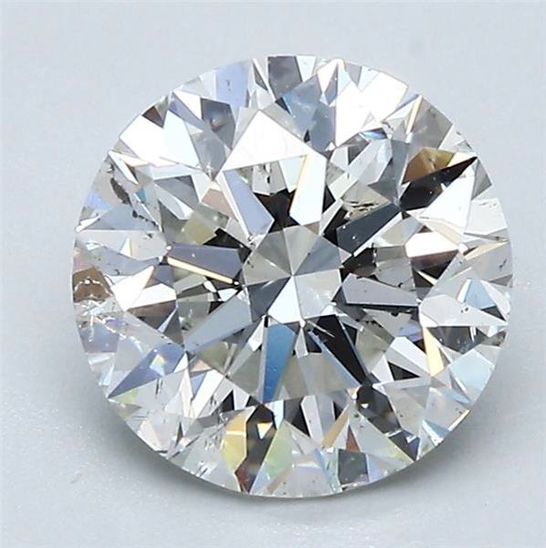 2.01ct I SI2 Rare Carat Ideal Cut Round Diamond