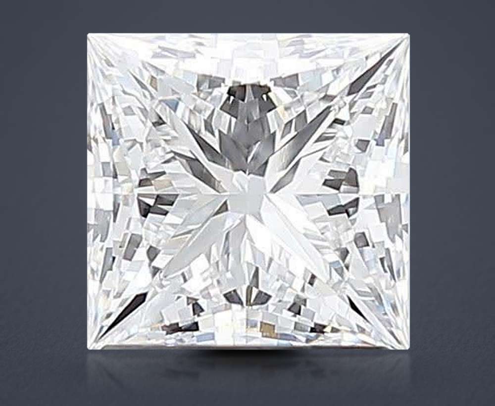 1.61 Carat Princess Lab Diamond