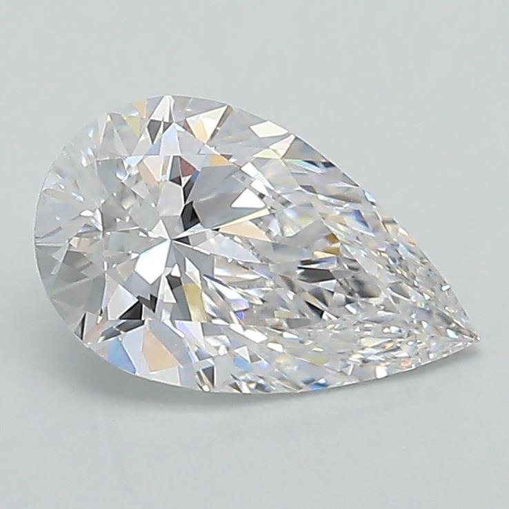 1.16ct E VVS2 Rare Carat Ideal Cut Pear Lab Grown Diamond