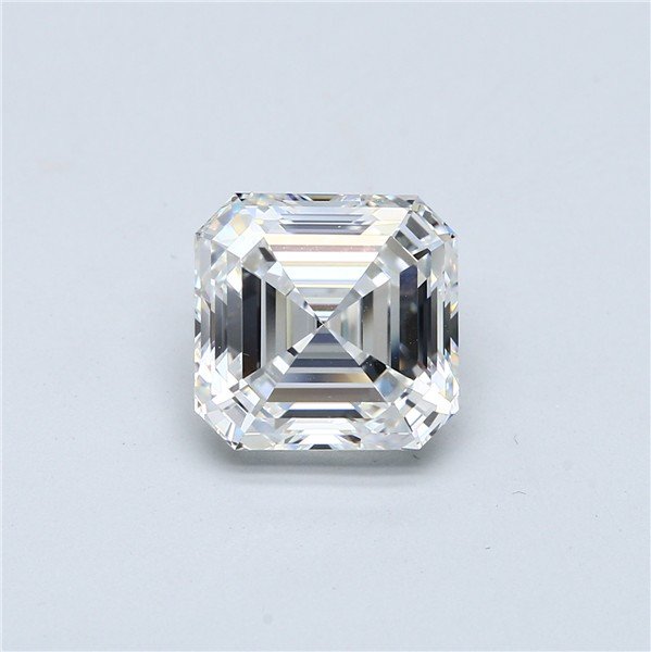 5.01ct F VS1 Rare Carat Ideal Cut Asscher Diamond