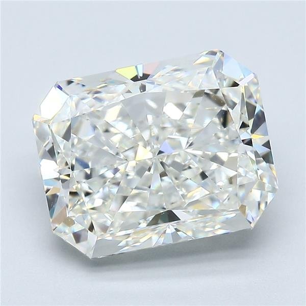 5.03ct J VS2 Rare Carat Ideal Cut Radiant Diamond