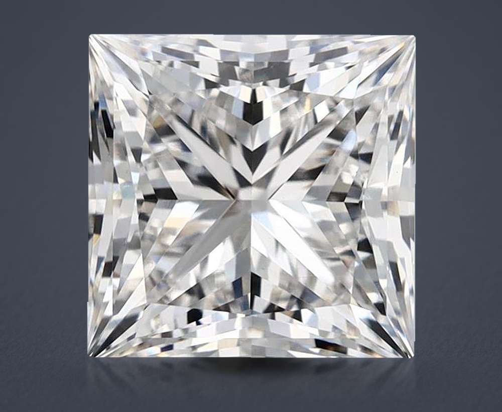 3.80 Carat Princess Lab Diamond