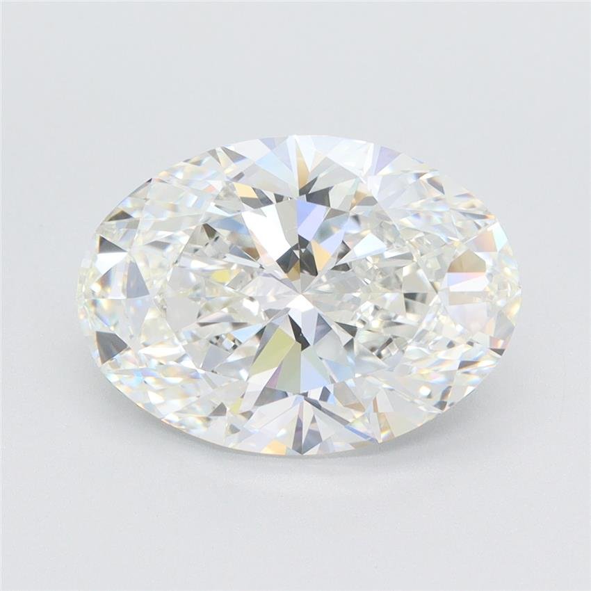 4.29ct H VVS1 Rare Carat Ideal Cut Oval Lab Grown Diamond