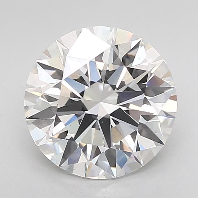 2.53ct D VS2 Rare Carat Ideal Cut Round Lab Grown Diamond