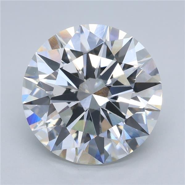 5.26ct F VS1 Rare Carat Ideal Cut Round Lab Grown Diamond