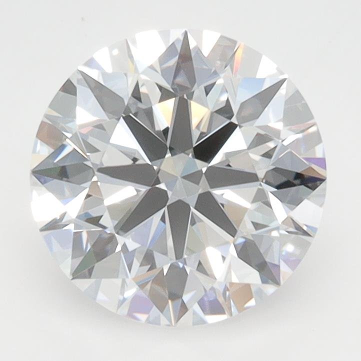 2.01ct D VVS1 Rare Carat Ideal Cut Round Lab Grown Diamond