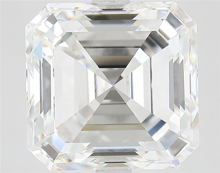 7.53ct F VS1 Rare Carat Ideal Cut Asscher Lab Grown Diamond