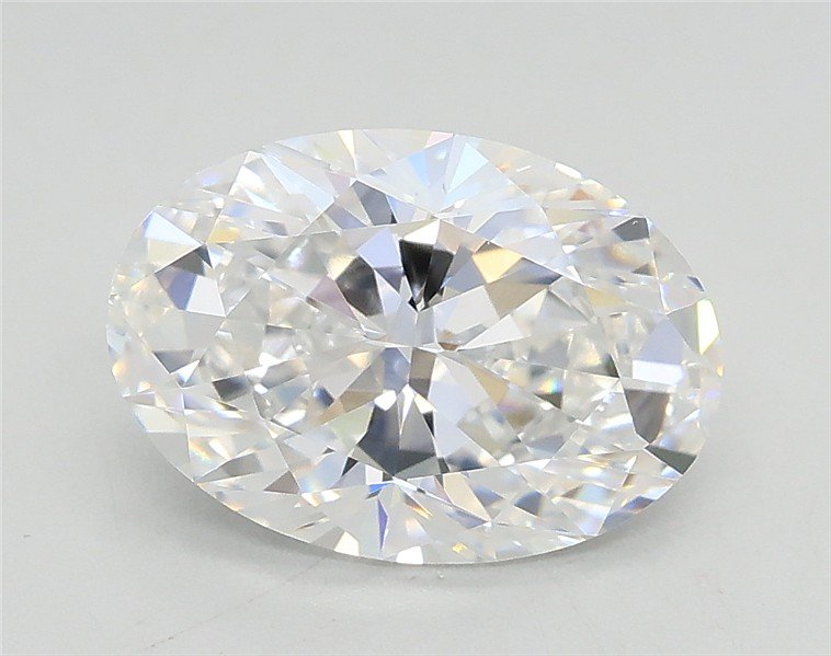 2.02ct D VVS2 Rare Carat Ideal Cut Oval Lab Grown Diamond