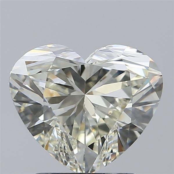 1.71ct J VS2 Rare Carat Ideal Cut Heart Diamond