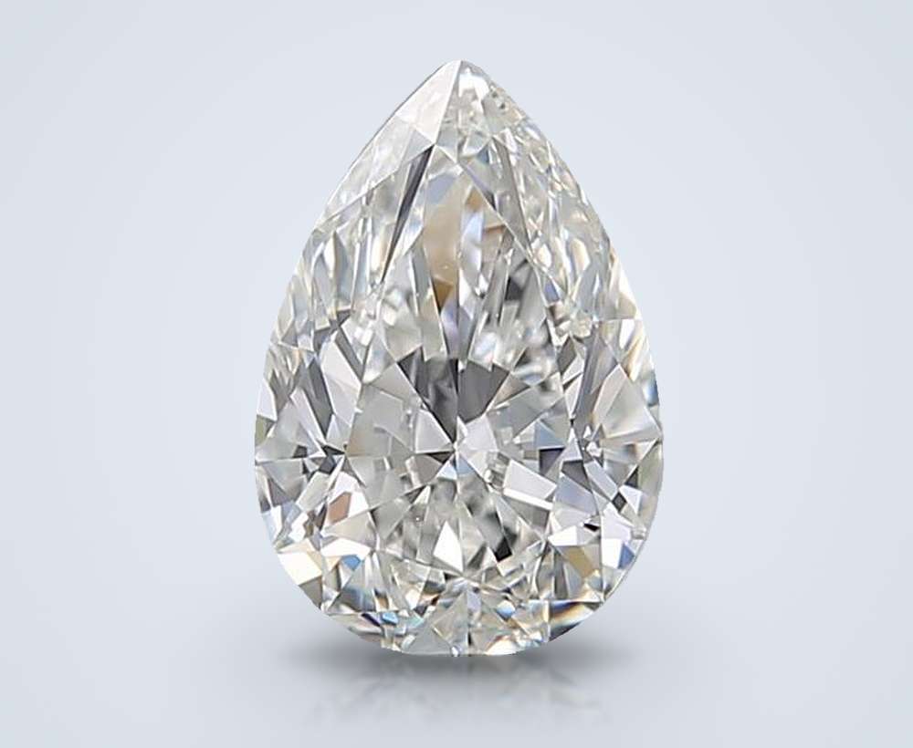 0.70 Carat Pear Natural Diamond