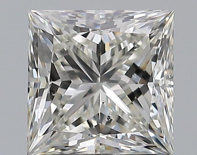 1.01ct J SI1 Rare Carat Ideal Cut Princess Diamond