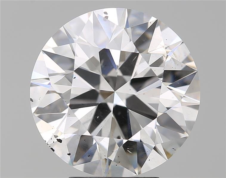 5.03ct F SI2 Excellent Cut Round Diamond