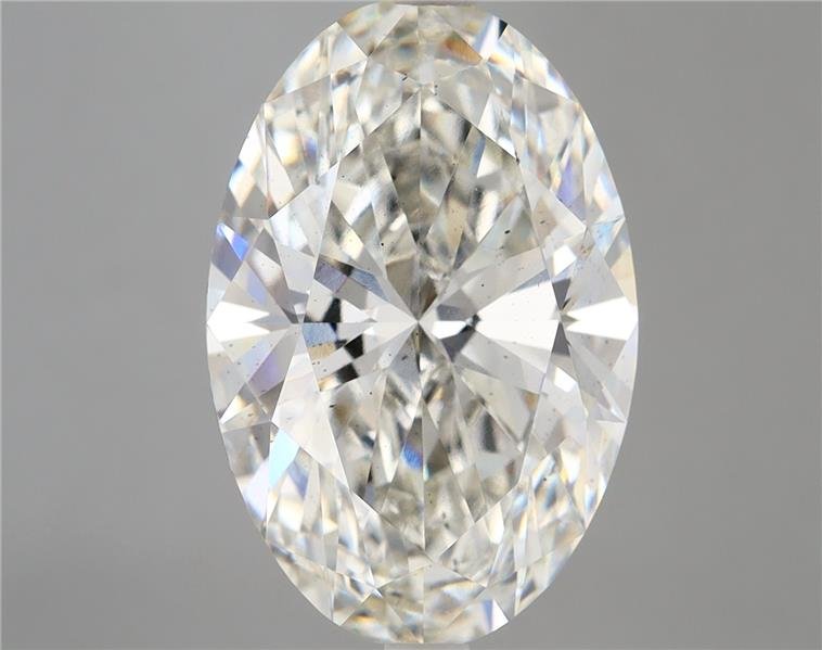 7.09ct H SI1 Rare Carat Ideal Cut Oval Lab Grown Diamond