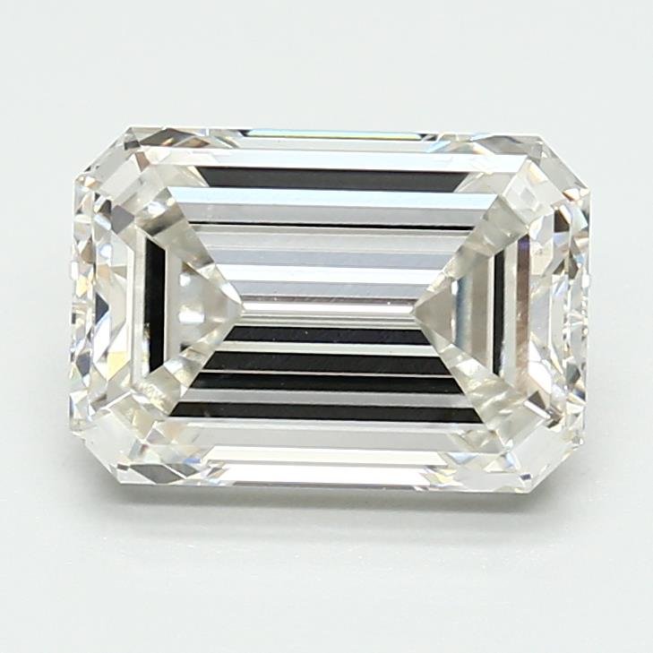 3.03ct G VS1 Rare Carat Ideal Cut Emerald Lab Grown Diamond