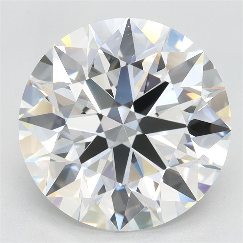 3.34ct F VVS1 Rare Carat Ideal Cut Round Lab Grown Diamond