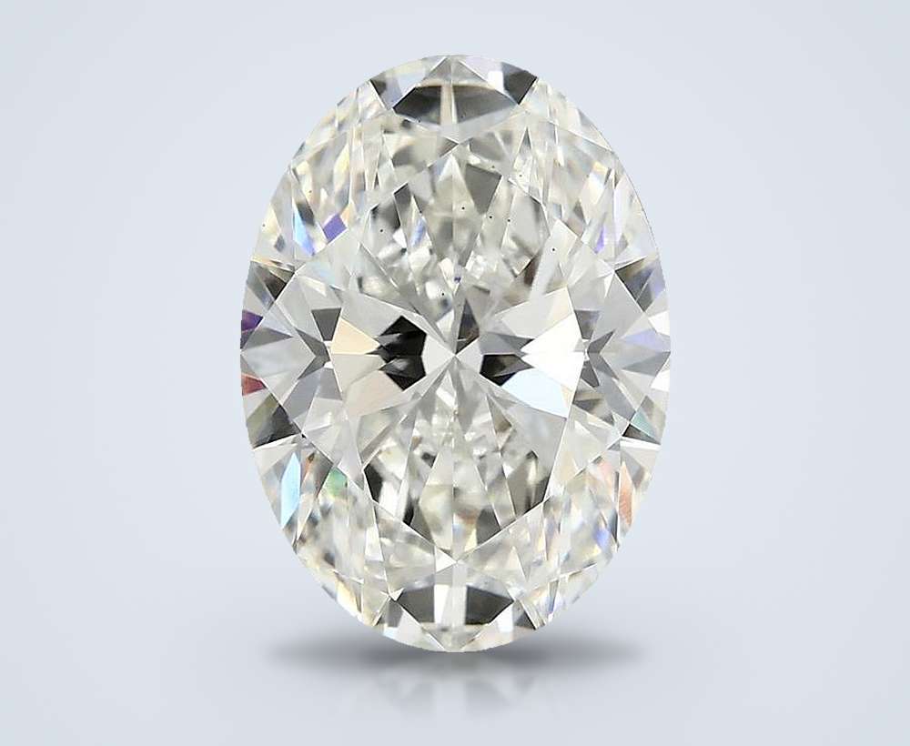 3.78 Carat Oval Lab Diamond