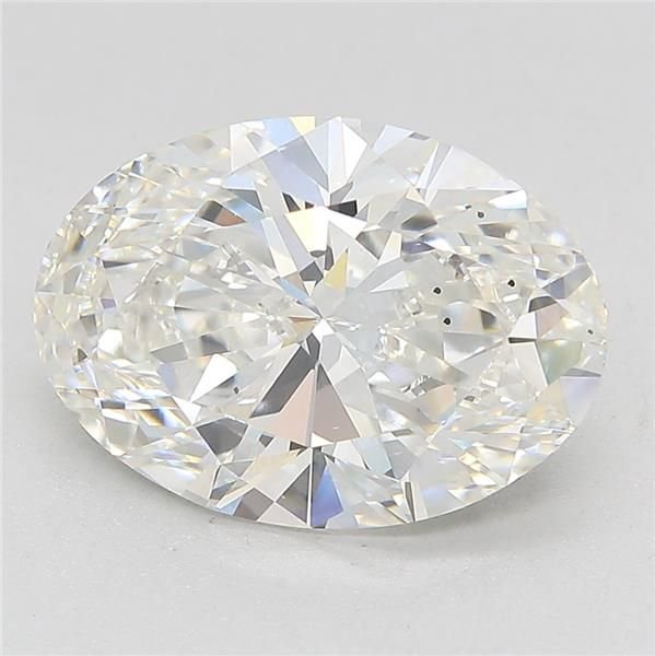 5.01ct F VS2 Rare Carat Ideal Cut Oval Lab Grown Diamond