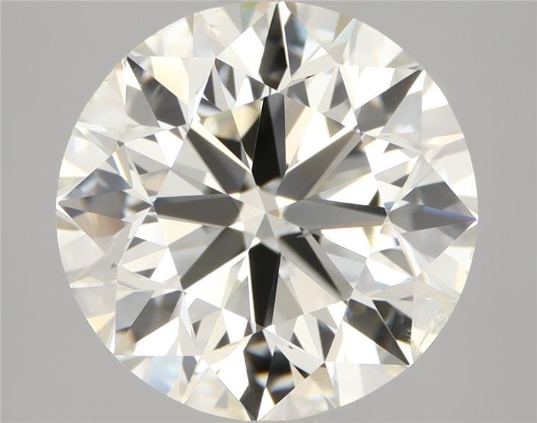 4.01ct K SI1 Excellent Cut Round Diamond