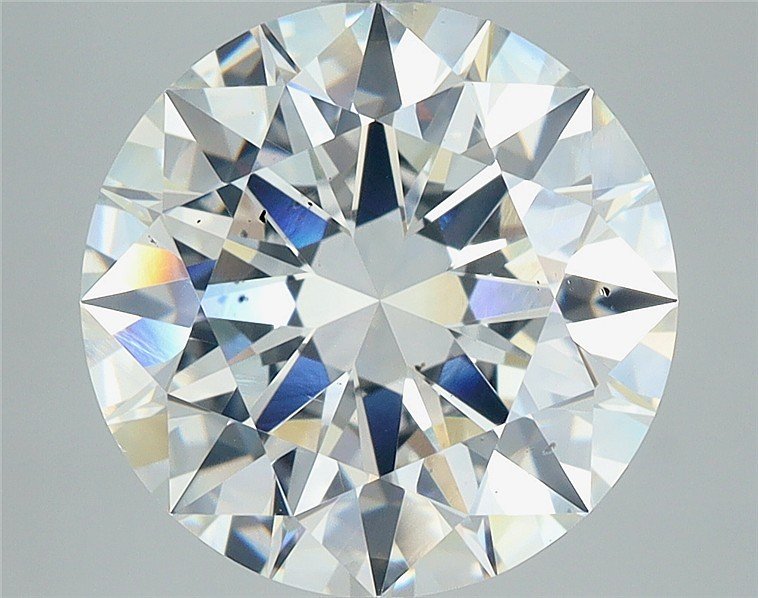 5.03ct E SI1 Rare Carat Ideal Cut Round Diamond