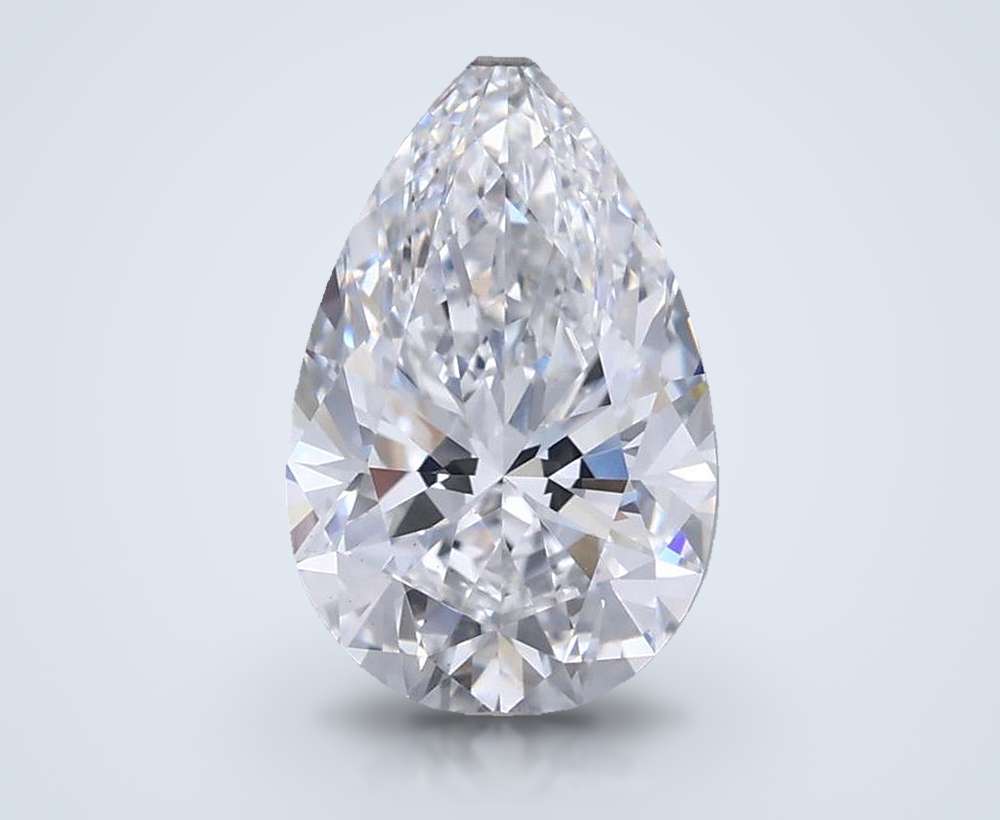 2.00 Carat Pear Lab Diamond