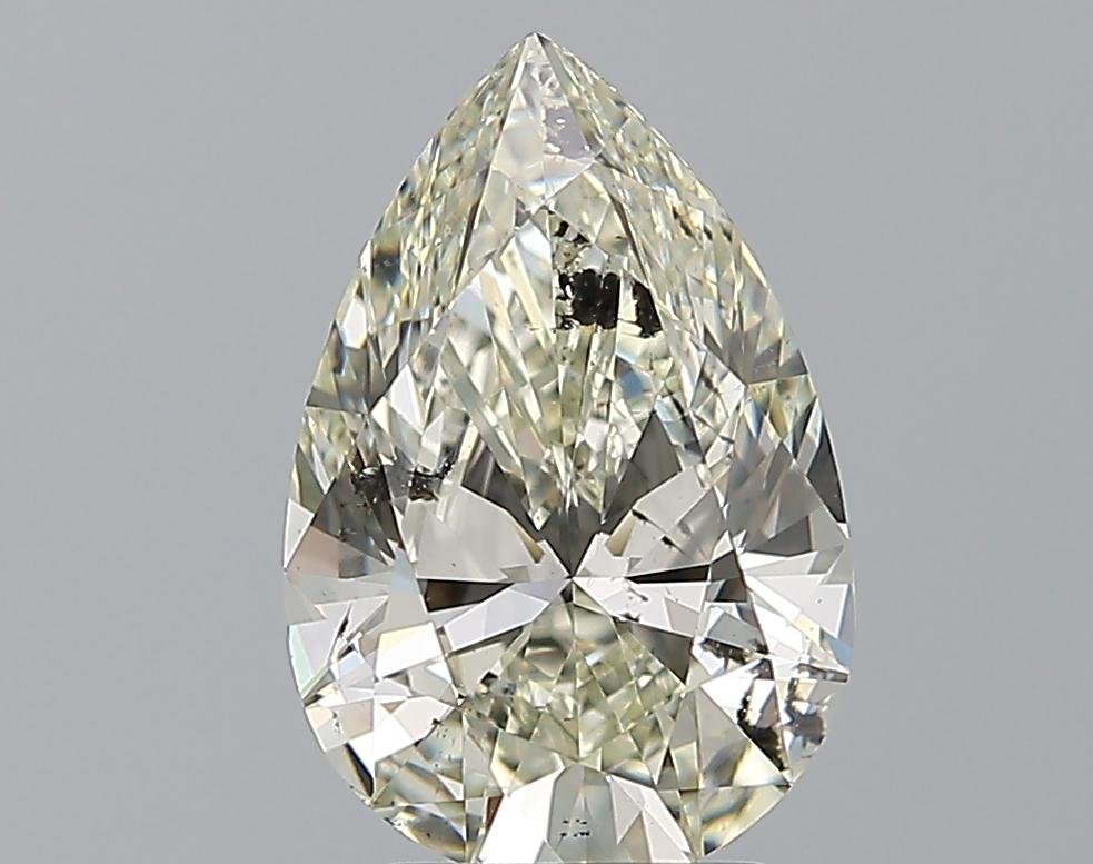 2.50ct J SI2 Rare Carat Ideal Cut Pear Diamond