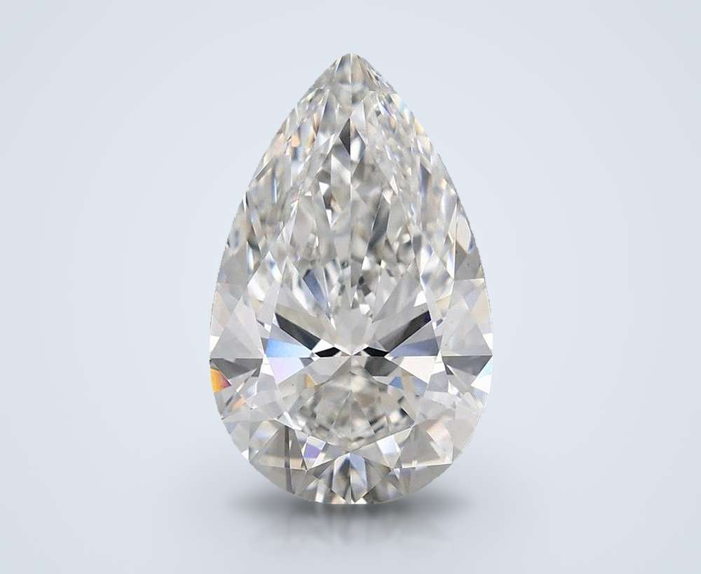 5.82 Carat Pear Lab Diamond