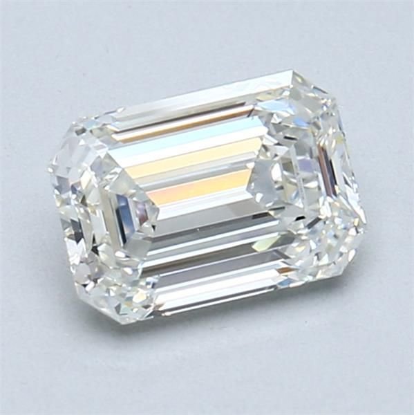1.04ct I VS1 Rare Carat Ideal Cut Emerald Diamond