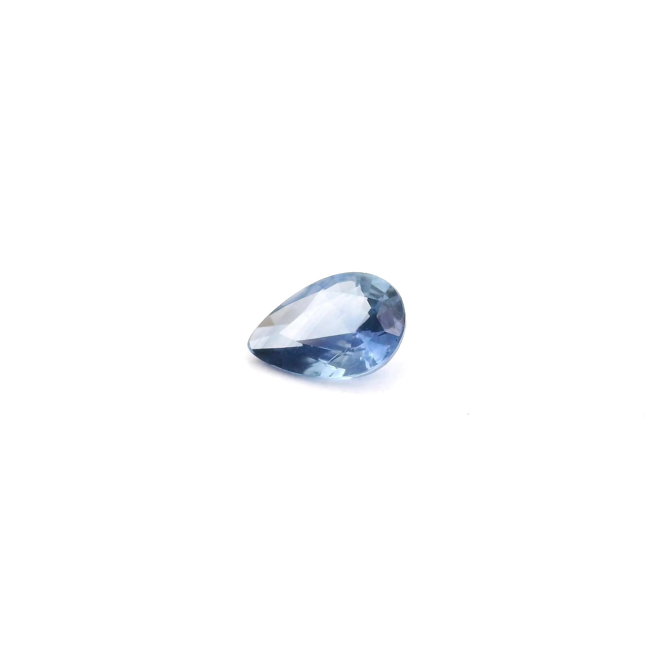 0.46 Carat Blue Pear Sapphire