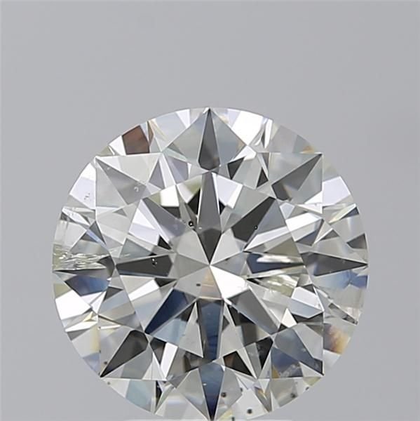4.02ct H SI2 Rare Carat Ideal Cut Round Diamond