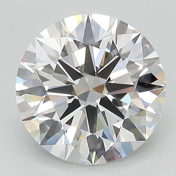 2.52ct D VS1 Rare Carat Ideal Cut Round Lab Grown Diamond