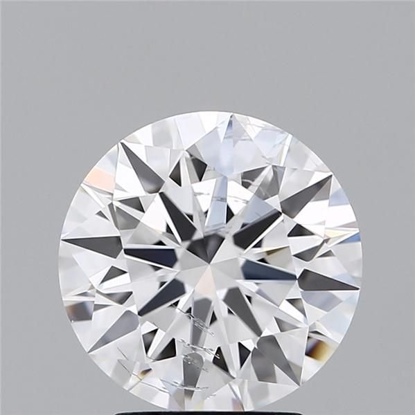 3.23ct D SI2 Rare Carat Ideal Cut Round Lab Grown Diamond