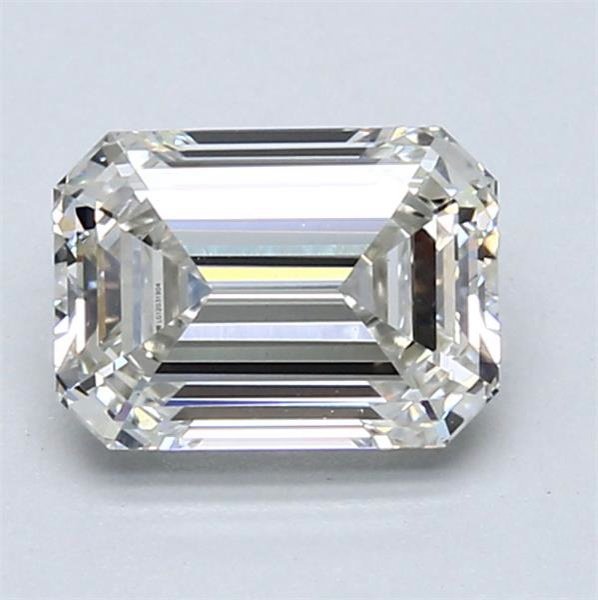 1.57ct I VS1 Rare Carat Ideal Cut Emerald Lab Grown Diamond