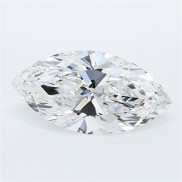 2.52ct E VVS1 Rare Carat Ideal Cut Marquise Lab Grown Diamond