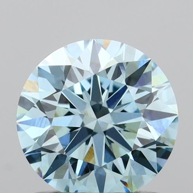 1.02 Ct. Fancy Vivid Blue Round Lab Diamond