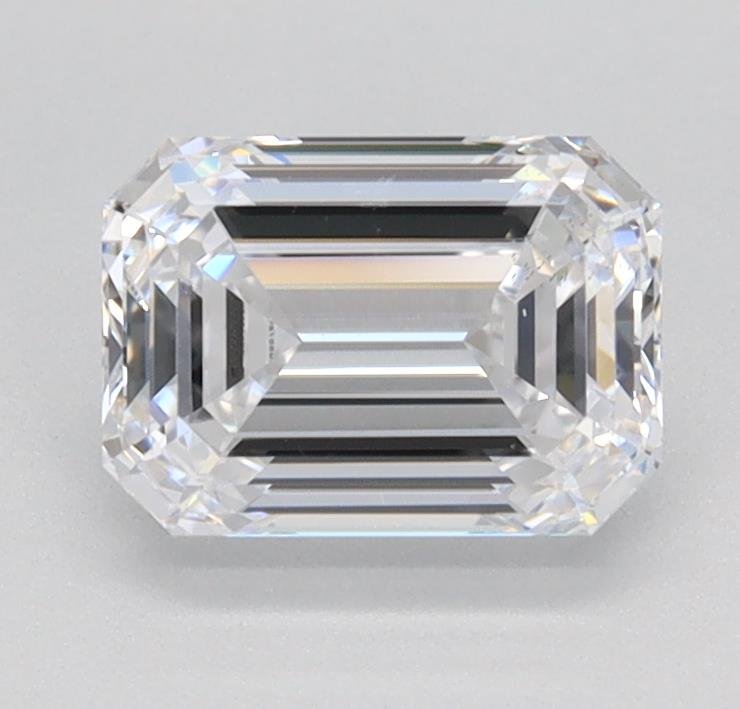 1.00ct D VS2 Excellent Cut Emerald Lab Grown Diamond