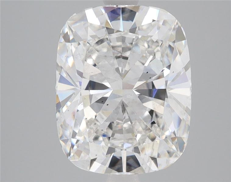 4.25ct F SI1 Rare Carat Ideal Cut Cushion Lab Grown Diamond