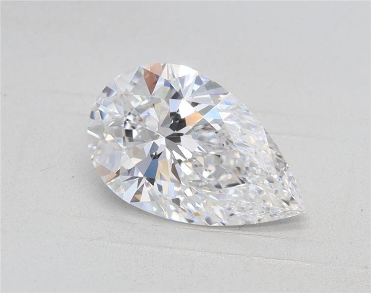 1.13ct D VVS1 Rare Carat Ideal Cut Pear Lab Grown Diamond
