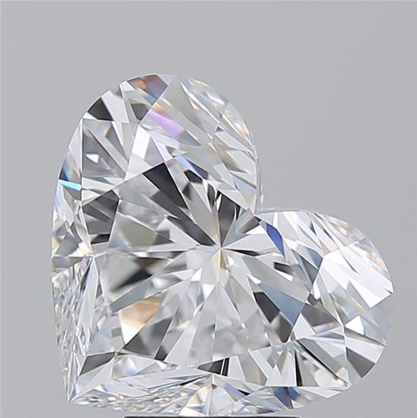 6.01ct D IF Rare Carat Ideal Cut Heart Diamond