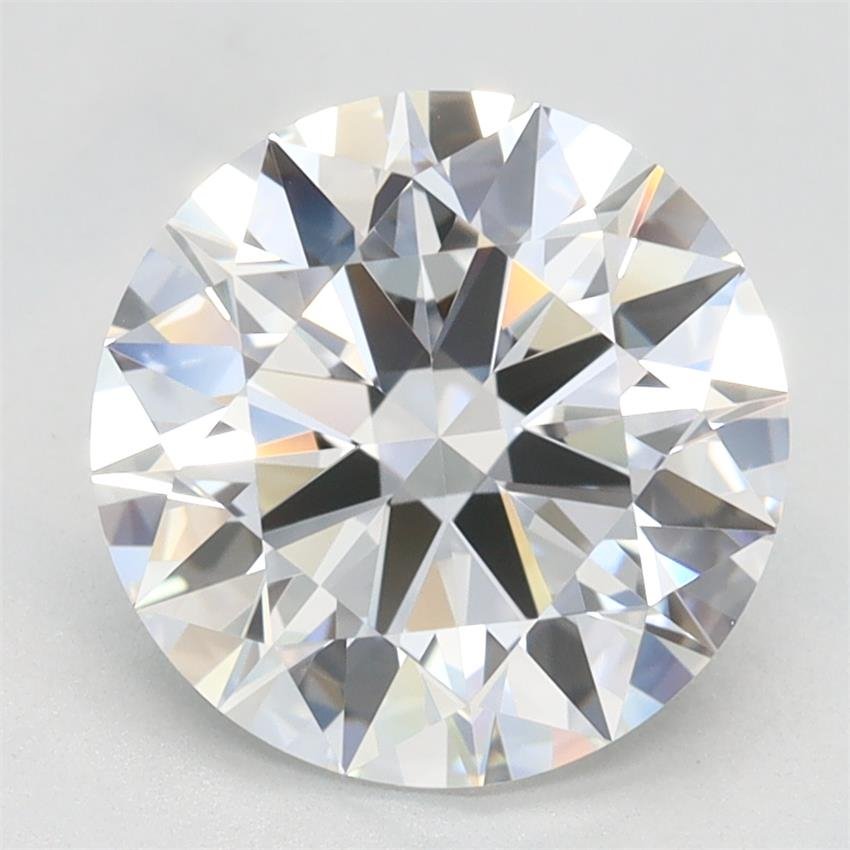 2.46ct F IF Rare Carat Ideal Cut Round Lab Grown Diamond