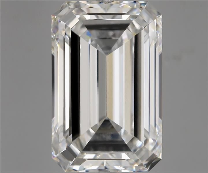 16.03ct F VVS2 Rare Carat Ideal Cut Emerald Lab Grown Diamond