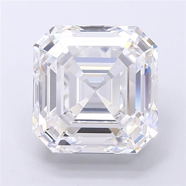 5.19ct D VVS2 Rare Carat Ideal Cut Asscher Lab Grown Diamond