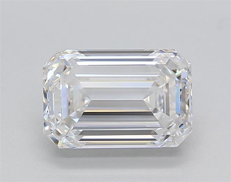 1.51ct D VS1 Excellent Cut Emerald Lab Grown Diamond