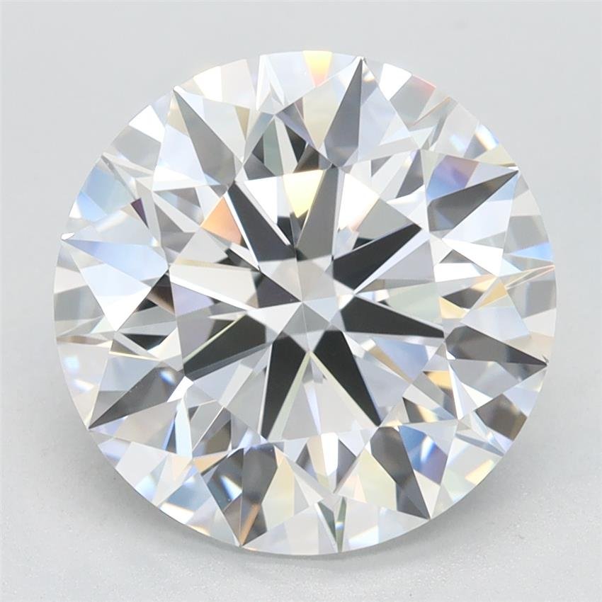 3.92ct D VVS1 Rare Carat Ideal Cut Round Lab Grown Diamond