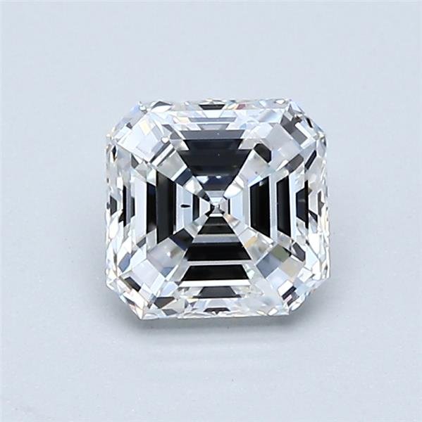 0.70ct F VS2 Rare Carat Ideal Cut Asscher Diamond