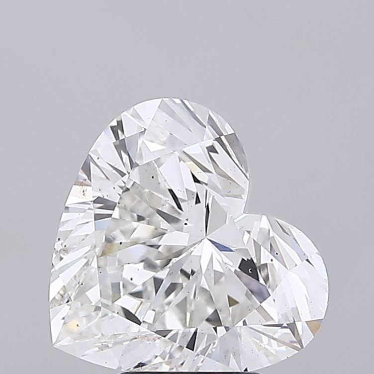 4.58ct F VS2 Rare Carat Ideal Cut Heart Lab Grown Diamond