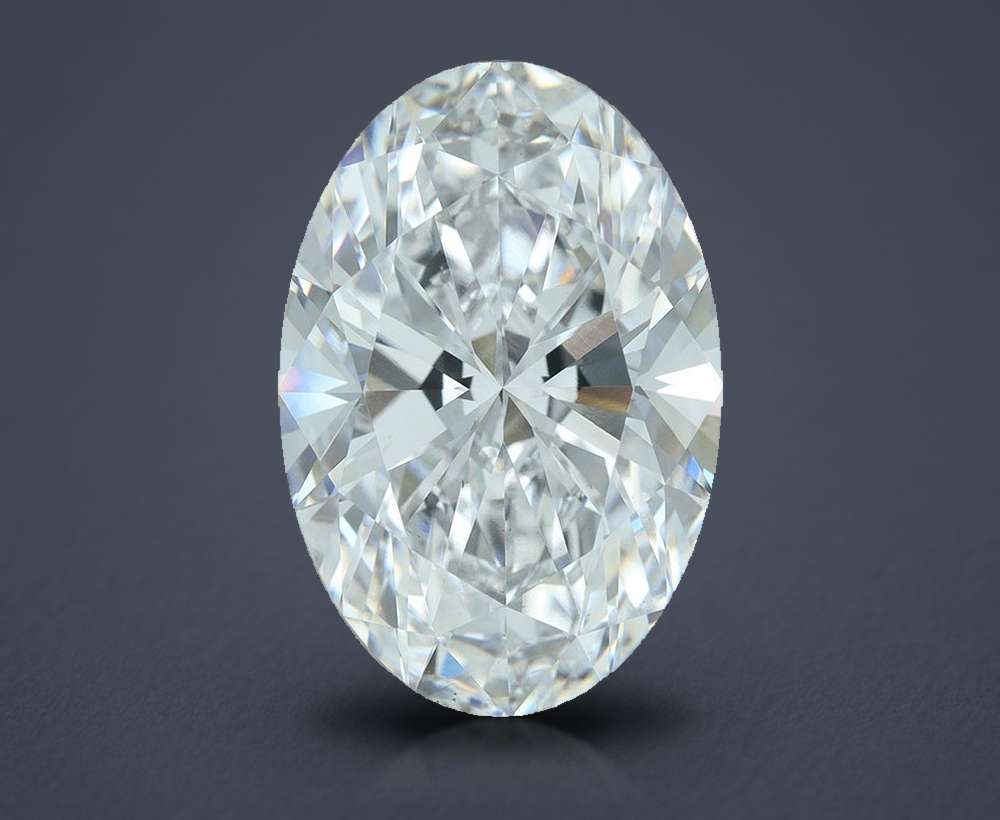 7.75 Carat Oval Lab Diamond