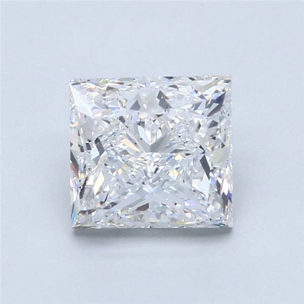 2.51ct D VS2 Good Cut Princess Diamond