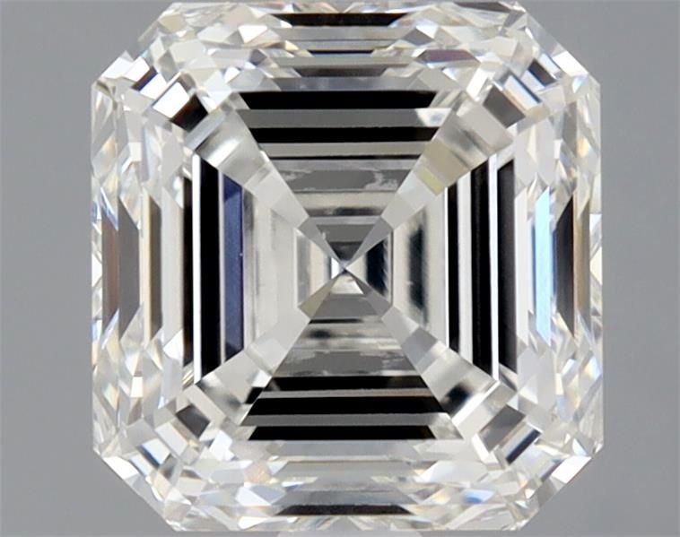 2.54ct F VS2 Very Good Cut Asscher Diamond