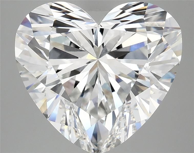 6.19ct E VVS2 Rare Carat Ideal Cut Heart Lab Grown Diamond