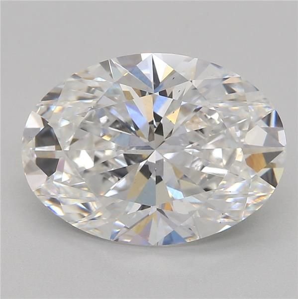 2.55ct D VS2 Rare Carat Ideal Cut Oval Lab Grown Diamond